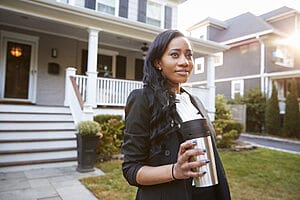 Market Your Apartment - a nurse tenant smiling